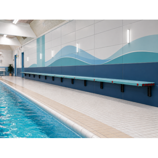 Banc Vestiaire Mural en PVC