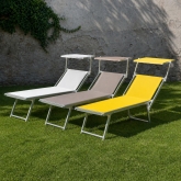 Transat PMR surélevé Sunbed pour plage, jardin et terrasse
