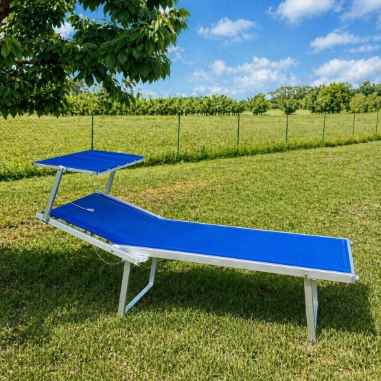 Transat PMR surélevé Sunbed pour plage, jardin et terrasse