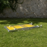 Transat PMR surélevé Sunbed pour plage, jardin et terrasse