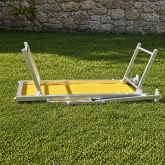 Transat PMR surélevé Sunbed pour plage, jardin et terrasse