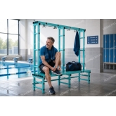 Banc Vestiaire Simple - PVC avec Crochets