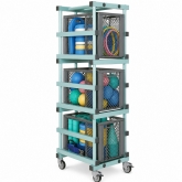 Chariot de rangement PVC pour bacs – Piscine et collectivité