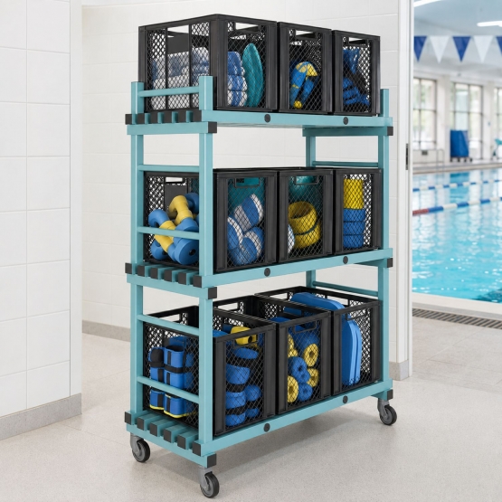 Armoire de Rangement Mobile en PVC