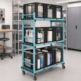 Armoire de Rangement Mobile en PVC