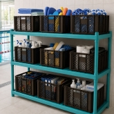 Bacs plastiques professionnels pour rangement de matériel – Piscine et collectivité